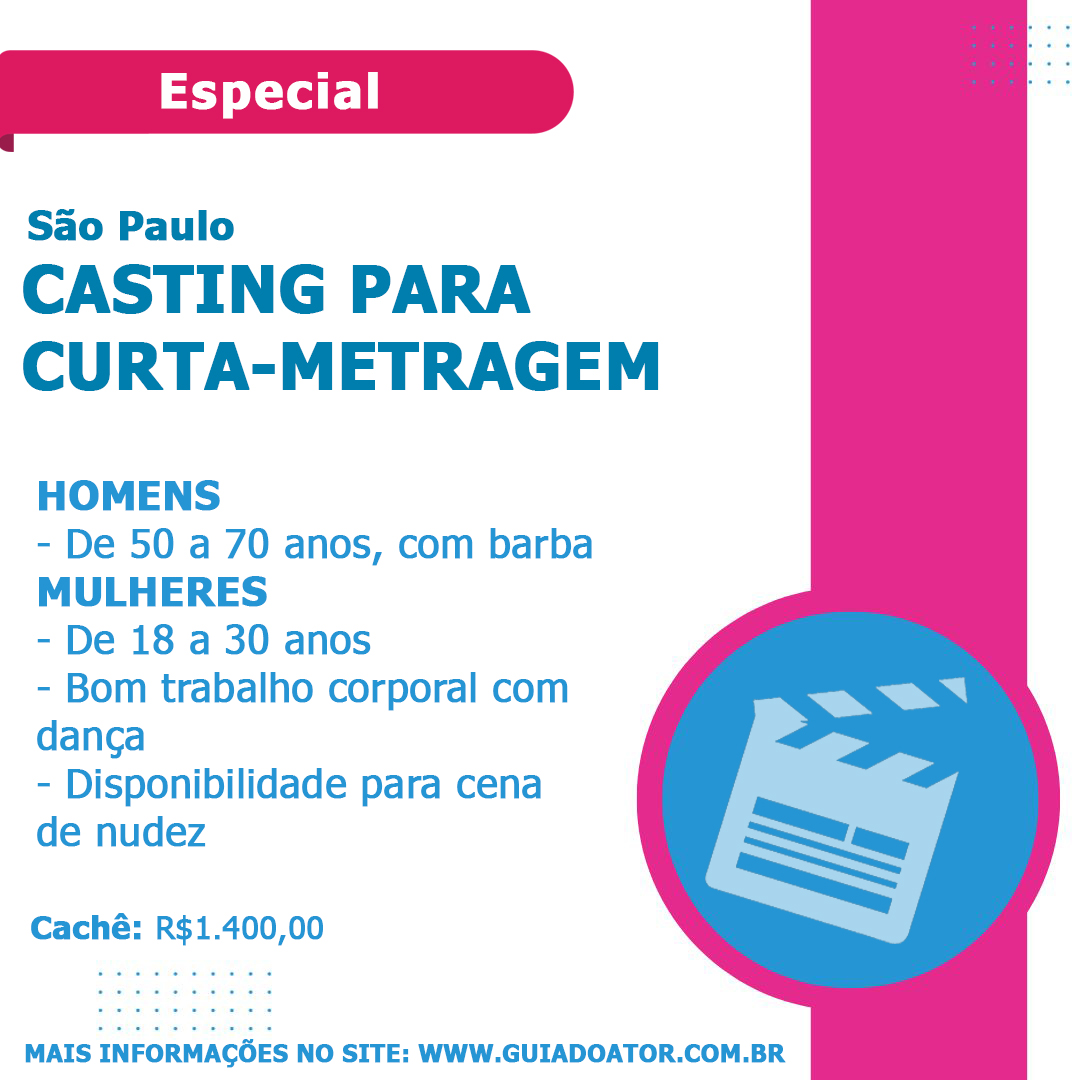 Casting para curta-metragem (SP)