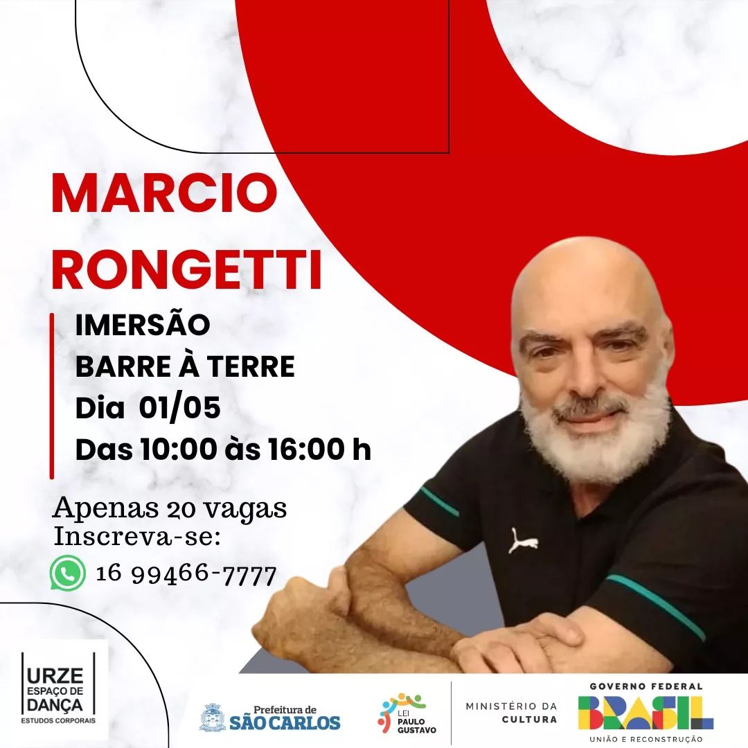 Imersão Barre à Terre, com Marcio Rongetti