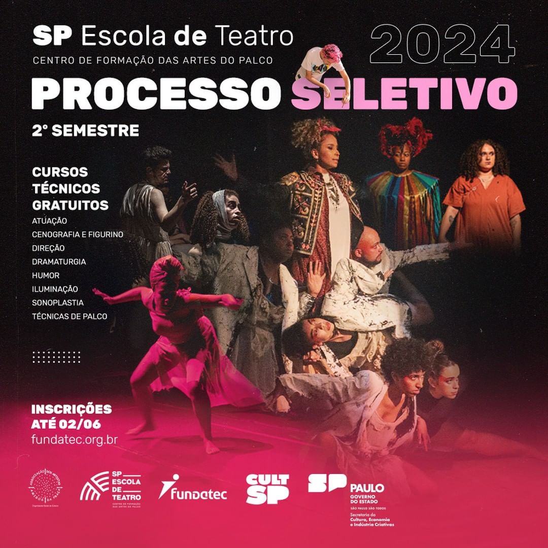 SP Escola de Teatro abre inscrições para Processo Seletivo